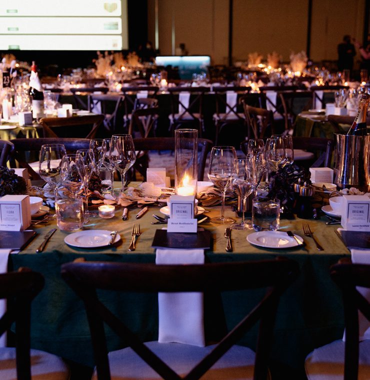 Tables at the Gift of Time gala