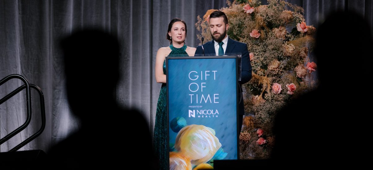 Canuck Place family speakers at the Gift of Time Gala